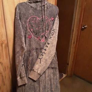 Betsy Johnson Hoodie Dress Size 16
